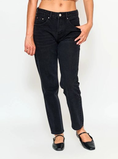 JEANS MUJER INDEX ALGODÓN MOM TIRO MEDIO - 2