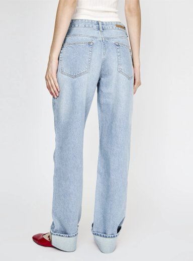 JEANS MUJER INDEX ALGODÓN RECTO TIRO MEDIO - 3