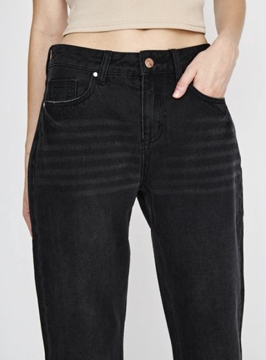JEANS MUJER INDEX ALGODÓN RECTO TIRO MEDIO - 4