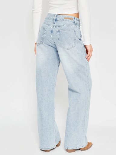 JEANS MUJER INDEX ALGODÓN WIDELG TIRO MEDIO - 3