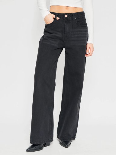 JEANS MUJER INDEX ALGODÓN WIDELG TIRO MEDIO - 2