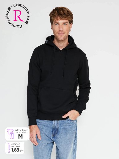 POLERÓN ALGODÓN HOMBRE INDEX HOODIE BÁSICO - 1