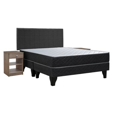 JUEGO DE DORMITORIO CELTA CAMA EUROPEA CADIZ BN 2 PLAZAS + SET - 1