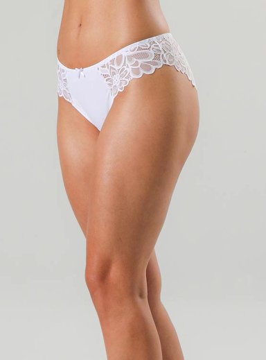 CALZÓN BIKINI FLORES ENCAJE FLOR - 2