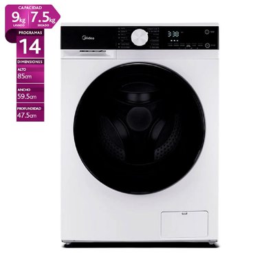 LAVADORA SECADORA MIDEA MLSF-095B/W 9.5KG/7KG BLANCO - 1