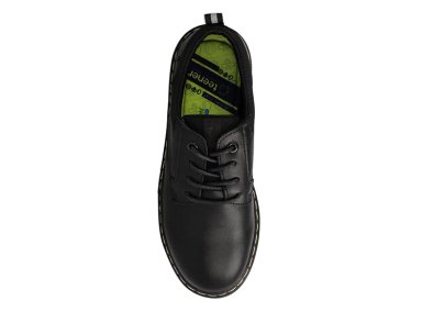 ZAPATOS ESCOLARES CUERO MUJER TEENER NEGRO MARTI - 4