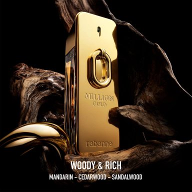 PERFUME RABANNE MILLION GOLD HOMBRE EDP 200 ML - 3