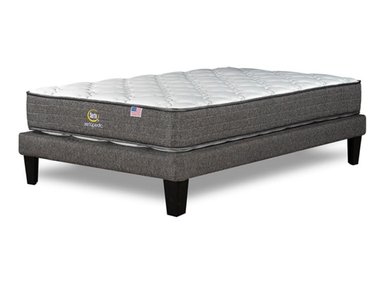 CAMA EUROPEA SERTA SERTAPEDIC 1.5 PLAZAS GRIS - 1