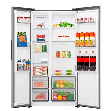 REFRIGERADOR SIDE BY SIDE HISENSE RS3P558NECF 531L NO FROST GRIS - 13