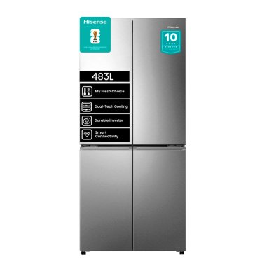REFRIGERADOR SIDE BY SIDE HISENSE 456L NO FROST RQ5P470NECF - 2