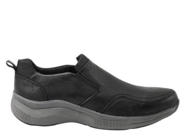ZAPATOS CUERO HOMBRE JARMAN NEGRO LJBAW24 - 1