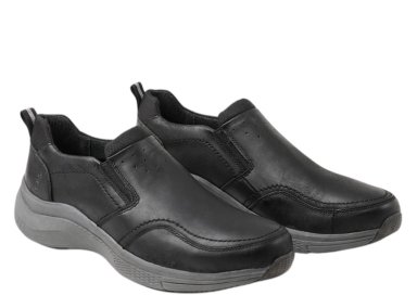 ZAPATOS CUERO HOMBRE JARMAN NEGRO LJBAW24 - 2
