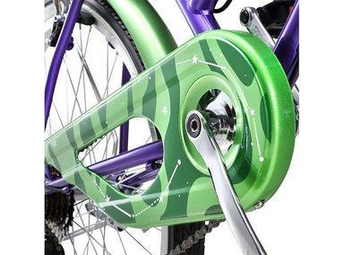 BICICLETA DE PASEO OXFORD CYCLOTOUR MORADO ARO 24 - 5