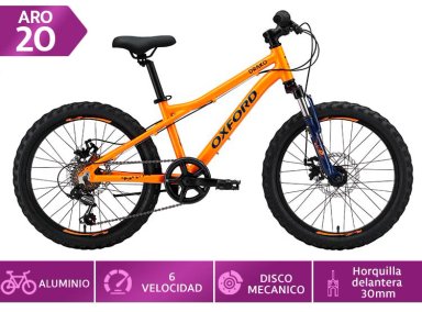 BICICLETA INFANTIL OXFORD DRAKO SUSPENSIÓN ROJO ARO 20 - 1
