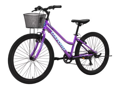 BICICLETA INFANTIL OXFORD LUNA MORADO ARO 24 - 4