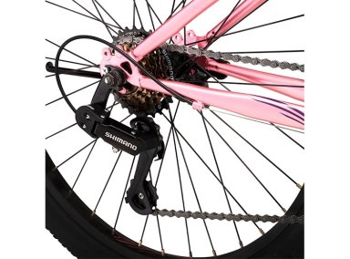 BICICLETA INFANTIL OXFORD LUNA ROSADO ARO 24 - 5