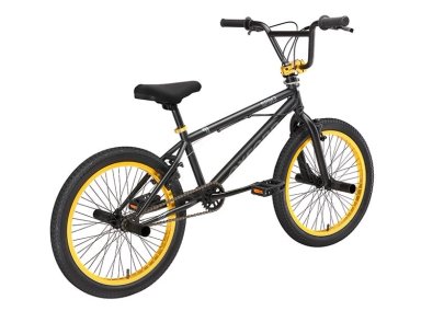 BICICLETA INFANTIL OXFORD SPINE NEGRO AMARILLO ARO 20 - 3