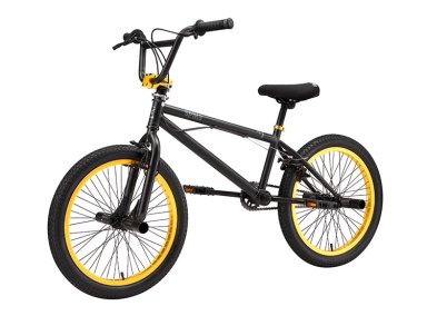 BICICLETA INFANTIL OXFORD SPINE NEGRO AMARILLO ARO 20 - 4