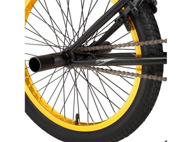 BICICLETA INFANTIL OXFORD SPINE NEGRO AMARILLO ARO 20 - 5