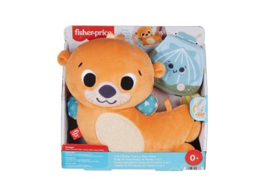 FISHER-PRICE BABY JUGUETE PARA BEBÉS COJÍN DE ACTIVIDADES DE NUTRIA 2 EN 1 - 1