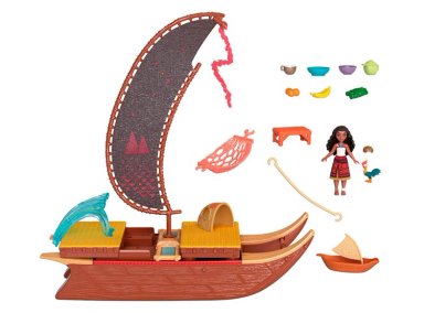 MOANA 2 SET DE JUEGO CANOA DE AVENTURAS CON MINI MUÑECA Y ACCESORIOS - 2