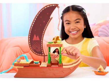 MOANA 2 SET DE JUEGO CANOA DE AVENTURAS CON MINI MUÑECA Y ACCESORIOS - 5