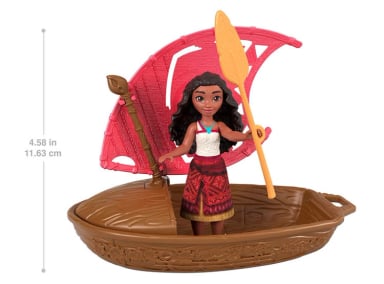MOANA 2 SET DE JUEGO CANOA CON MINI MUÑECA SORPRESA Y ACCESORIOS - 6