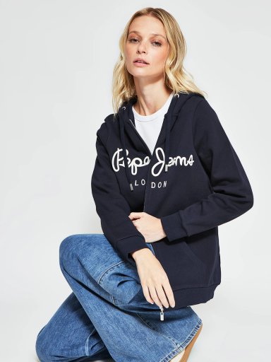 POLERÓN MUJER PEPE JEANS ALGODÓN CAPUCHA - 4