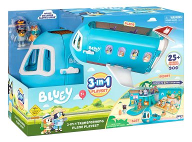 BLUEY AVIÓN TRANFORMACIÓN 3 EN 1 - 1