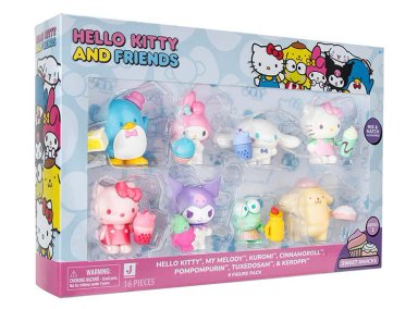 HELLO KITTY PACK DE 8 FIGURAS - 1