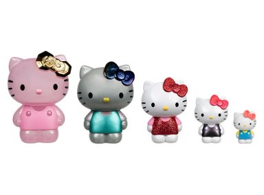 HELLO KITTY PACK DE 5 FIGURAS 50 ANIVERSARIO - 4