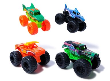MONSTER JAM SET AUTOS  ASST. 1:72 - 4