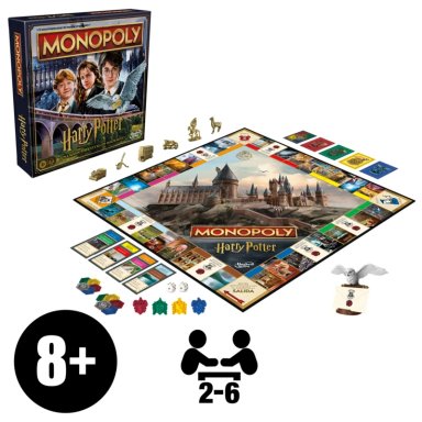 JUEGO DE MESA MONOPOLY HARRY POTTER - 2