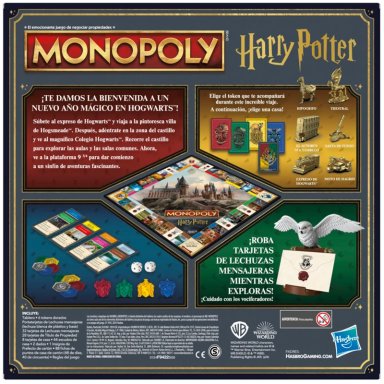 JUEGO DE MESA MONOPOLY HARRY POTTER - 15