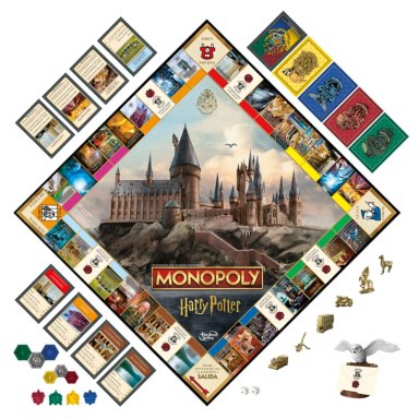 JUEGO DE MESA MONOPOLY HARRY POTTER - 7