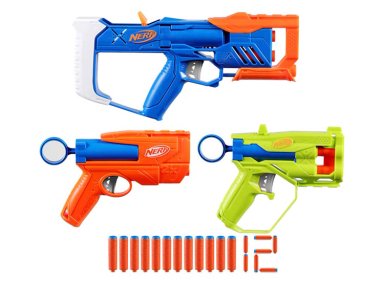 LANZADOR NERF N SERIES TRIPLE ACTION - 2