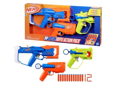 LANZADOR NERF N SERIES TRIPLE ACTION - 3