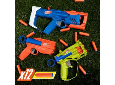 LANZADOR NERF N SERIES TRIPLE ACTION - 5