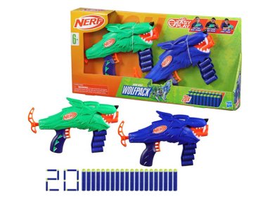 LANZADOR NERF WILD WOLFPACK - 1