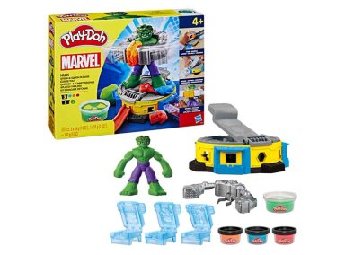 MASAS Y PLASTILINAS PLAY DOH MARVEL HULK APLASTA Y MOLDEA - 2