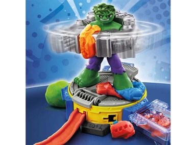 MASAS Y PLASTILINAS PLAY DOH MARVEL HULK APLASTA Y MOLDEA - 11