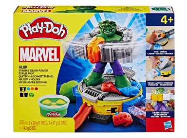 MASAS Y PLASTILINAS PLAY DOH MARVEL HULK APLASTA Y MOLDEA - 14