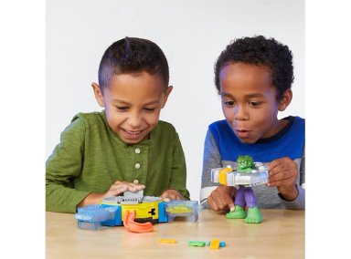 MASAS Y PLASTILINAS PLAY DOH MARVEL HULK APLASTA Y MOLDEA - 5