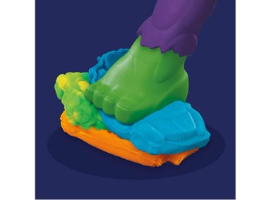 MASAS Y PLASTILINAS PLAY DOH MARVEL HULK APLASTA Y MOLDEA - 6