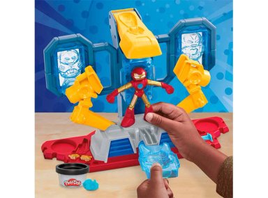MASAS Y PLASTILINAS PLAY DOH MARVEL IRON MAN LABORATORIO DE ARMADURAS - 1