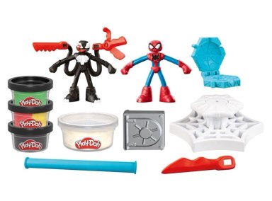 MASAS Y PLASTILINAS PLAY DOH MARVEL SPIDER-MAN LANZA Y ATRAPA - 1