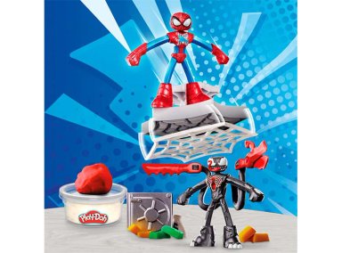MASAS Y PLASTILINAS PLAY DOH MARVEL SPIDER-MAN LANZA Y ATRAPA - 15