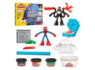 MASAS Y PLASTILINAS PLAY DOH MARVEL SPIDER-MAN LANZA Y ATRAPA - 3