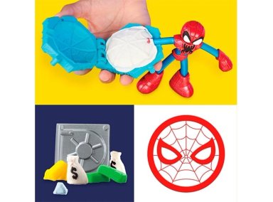 MASAS Y PLASTILINAS PLAY DOH MARVEL SPIDER-MAN LANZA Y ATRAPA - 8