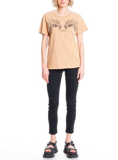 POLERA MANGA CORTA ALGODÓN MUJER ELLUS - 1